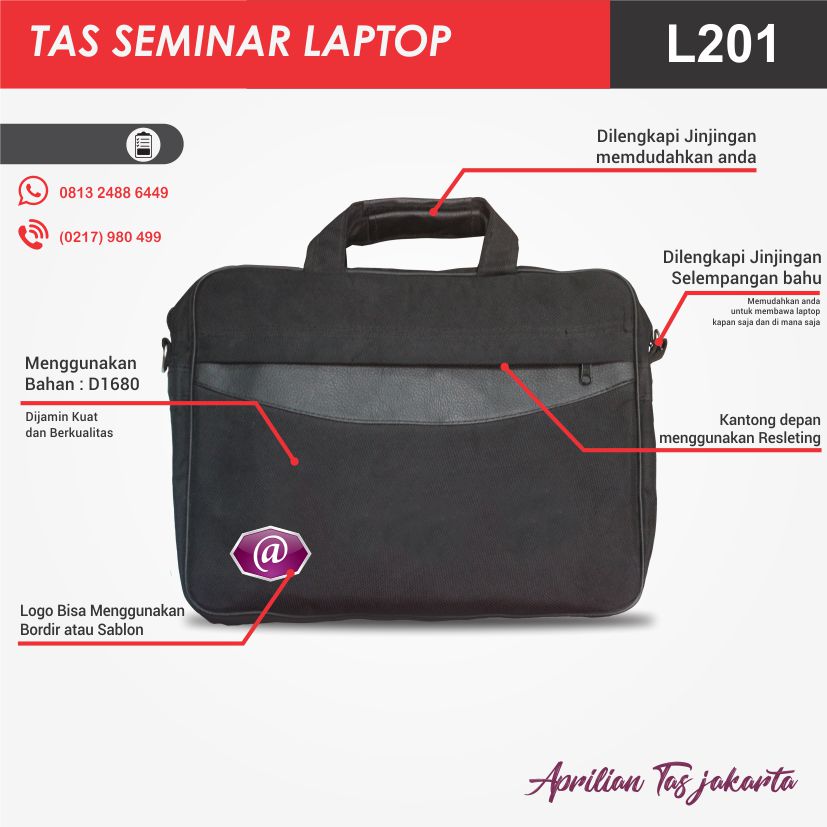 tas seminar laptop l201 pesan tas seminar jakarta