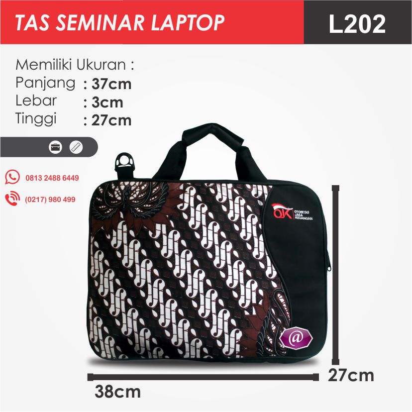 ukuran tas seminar laptop l202 pesan tas seminar jakarta